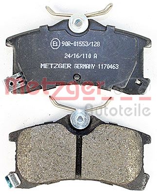 METZGER 1170463 Bremsbelagsatz, Scheibenbremse